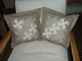 Patchworkové polštáře Flic-flac