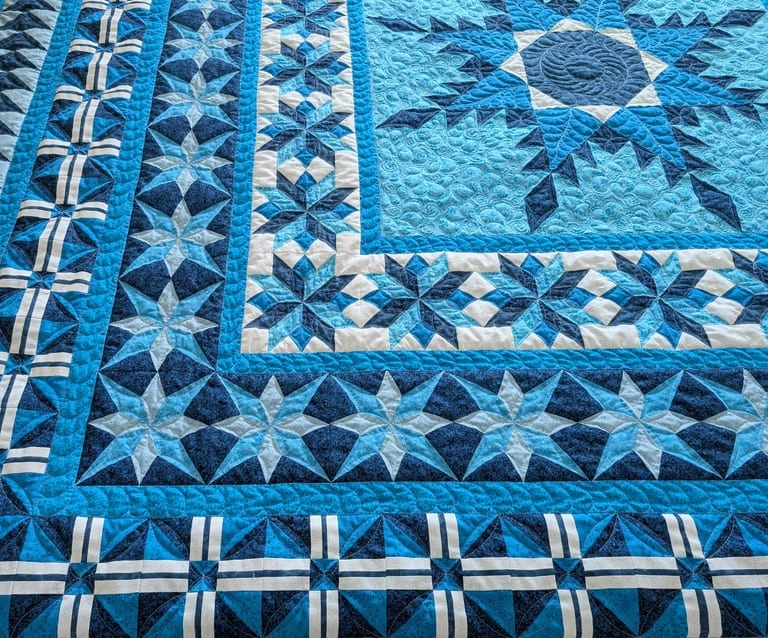 Detail prošívání