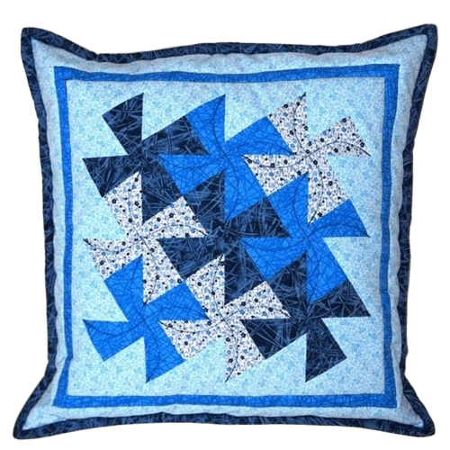 Flic-flac patchworkový polštář