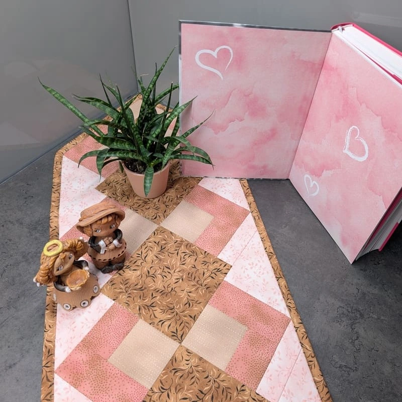 3D patchworkový běhoun - online kurz patchworku